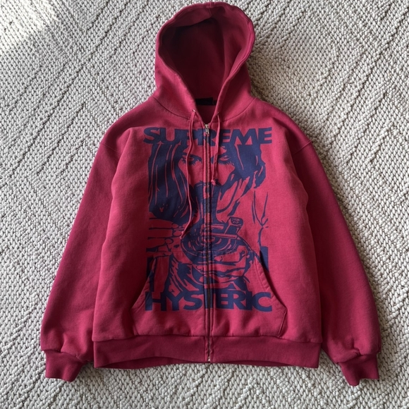 Supreme x Hysteric Glamour Heavyweight Smoking Zip Up